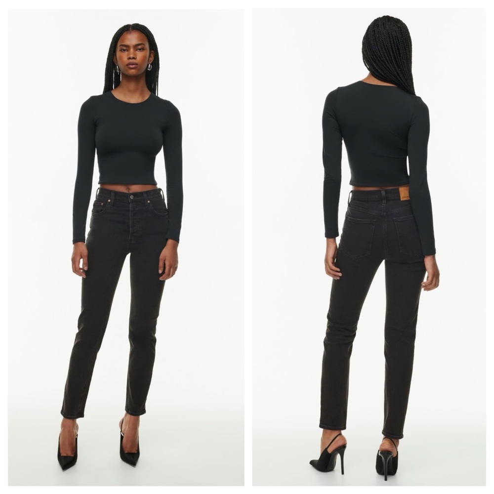 Aritzia / Denim Forum - The Yoko High Rise Slim Jeans size 24W / 28L